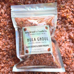 Hula Ghoul Sizzling Room Salt Crystal Potpourri: Black Coconut Cherry Pineapple